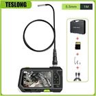 TESLONG NTS500 5,0 дюймов Цвет Экран 1080p 5,5 мм объектив эндоскопа Камера для автомобилей трубы для осмотра на змеевидной трубке Камера с картой памяти на 32 ГБ