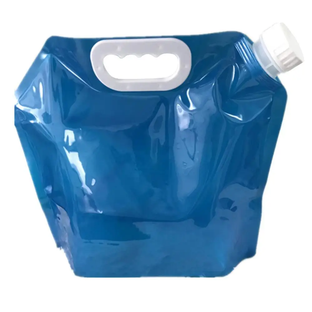 

80% Hot Sale Portable Big Capacity Folding Handle Water Storage Bag Travel Camping Container Water Bags Camping Equipment