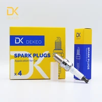 dekeo spark plug iridium fit for fiat 500 abarth c e easy lounge pop sport turbo forchevrolet spark ls lt dcpr7egp