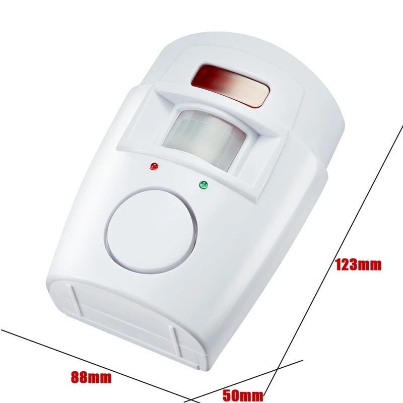 

Home Security Alarm System Wireless Detector +2x Remote Controllers Pir Infrared Motion Sensor Alarm Wireless Alarm Monitor