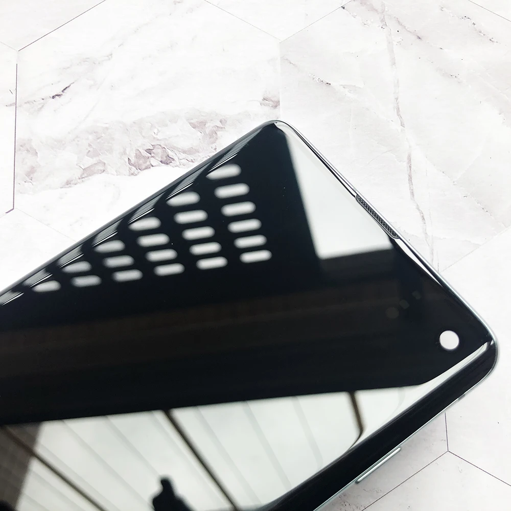 Tanie Oryginalny Amoled 6.1 ''S10 LCD Do SAMSUNG Galaxy S10 G973F/DS G973U G973 SM-G973 Wyświetlacz Dotykowy Digitizer Wymiana