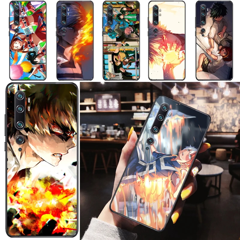 

My Hero Academia Bakugou Katsuki Tomura Boku Dabi Shigaraki Todoroki Shouto Phone Case For Xiaomi Mi CC9 Pro CC9e Soft TPU