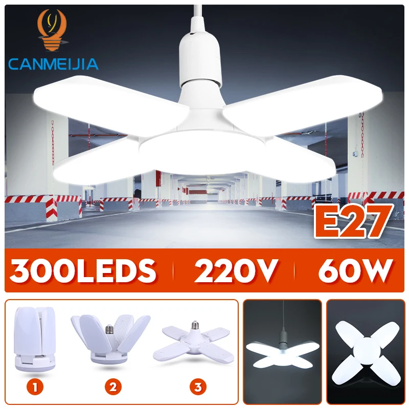 Суперъярсветильник светодиодная ламсветильник E27 для гаража 30/45/60/220 В|Промышленное освещение| |