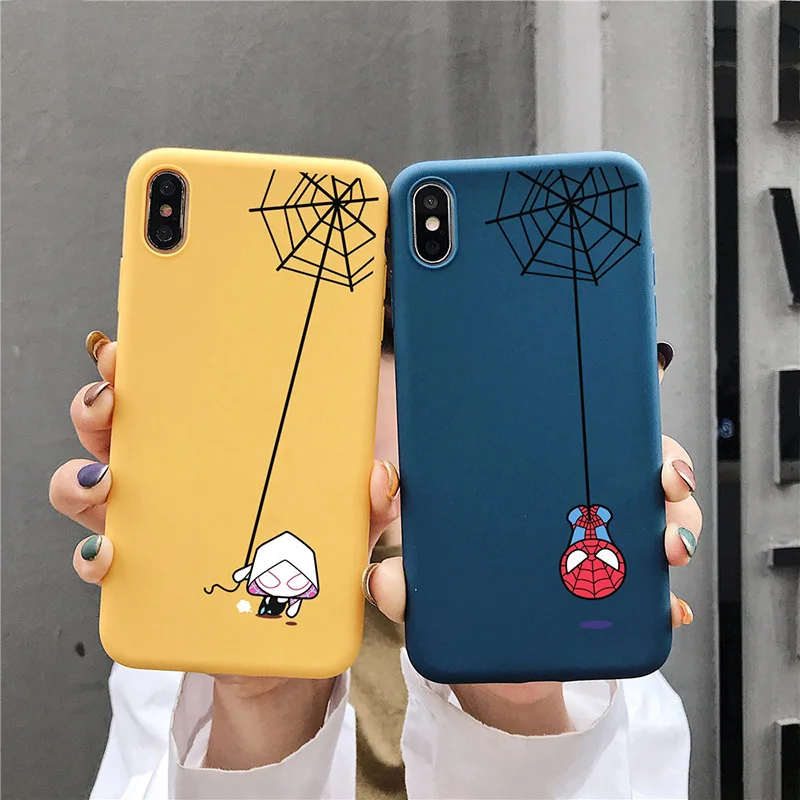 Чехол с логотипом Marvel для iPhone 11 X XR Xs Max 8 7 6 Plus 6S 5S SE мягкий силиконовый чехол