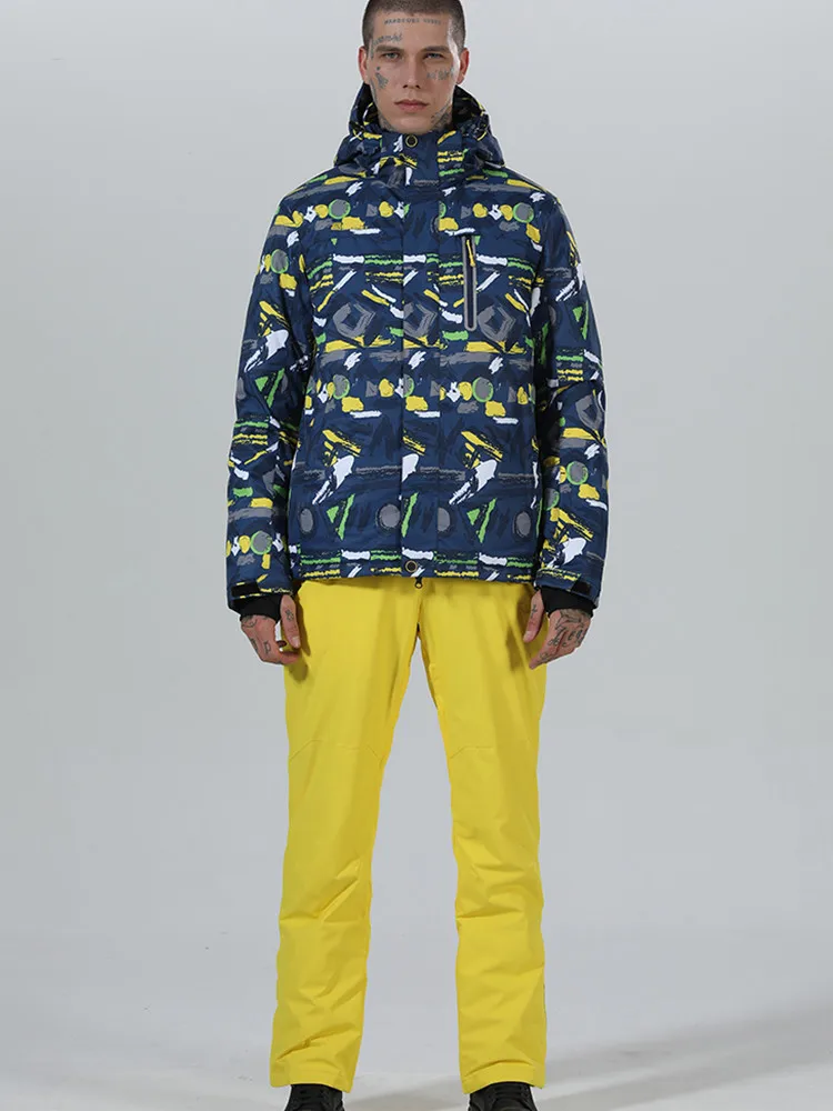 горнолыжный костюм мужской，сноуборд，лыжный мужской，куртка мужская зимняя，