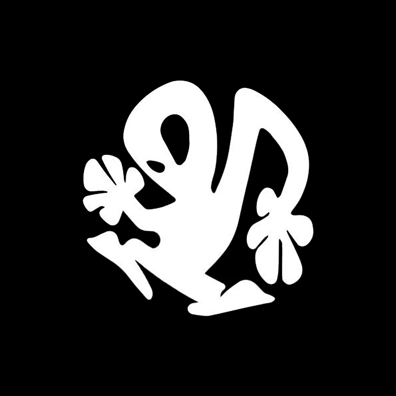 

Car sticker White plastic pattern PVC decals car Laptop computer truck bumper car window sticker Christmas gift 15*15cm