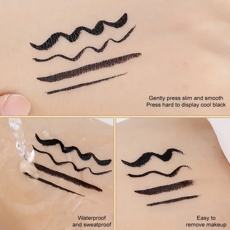 

Smooth Liquid Eyeliner Pencil Waterproof Eye Liner Pen Lady Cosmetics Contour Make Up Eye Marker Beauty Essential Eyeliner