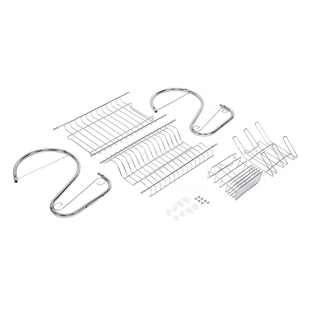 Новый дизайн 2 яруса домашняя кухонная тарелка миска сушилка для чашек держатель