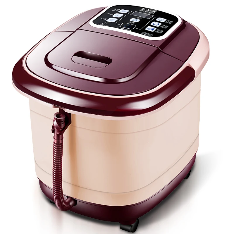 

FQ Automatic Massage Electric Foot Bath Barrel Household Deep Barrel Feet-Washing Basin Heating Foot Bath Artifact