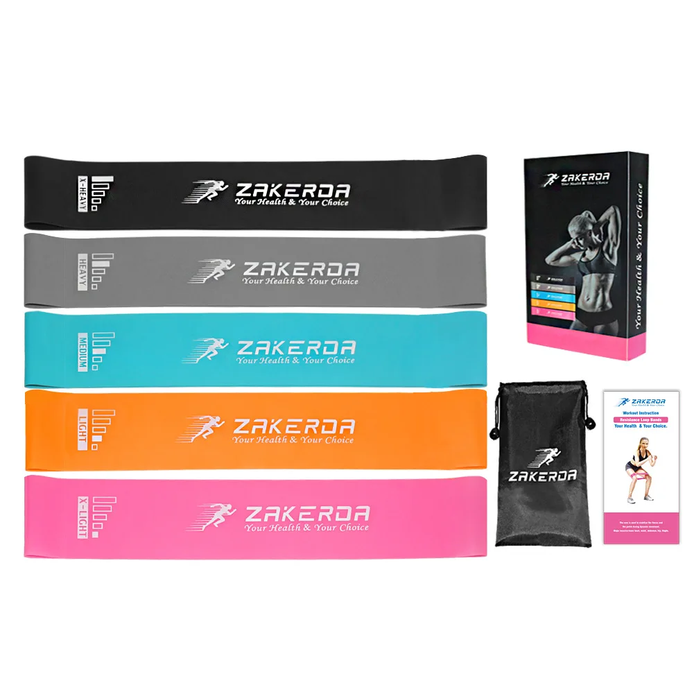 

Workout Fitness Hip Loop Resistance Bands Anti-slip Squats Expander Strength Rubber Bands Yoga Gym Training Braided Elastic Band