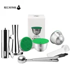 Многоразовая кофейная капсула RECAFIMIL для Dolce Gusto из нержавеющей стали, многоразовый фильтр для кофе Nescafe Pod Crema Cup