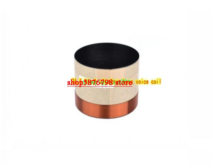 

1pcs 76.5mm 8ohm BASV Black aluminum skeleton Round wire speaker bass voice coil