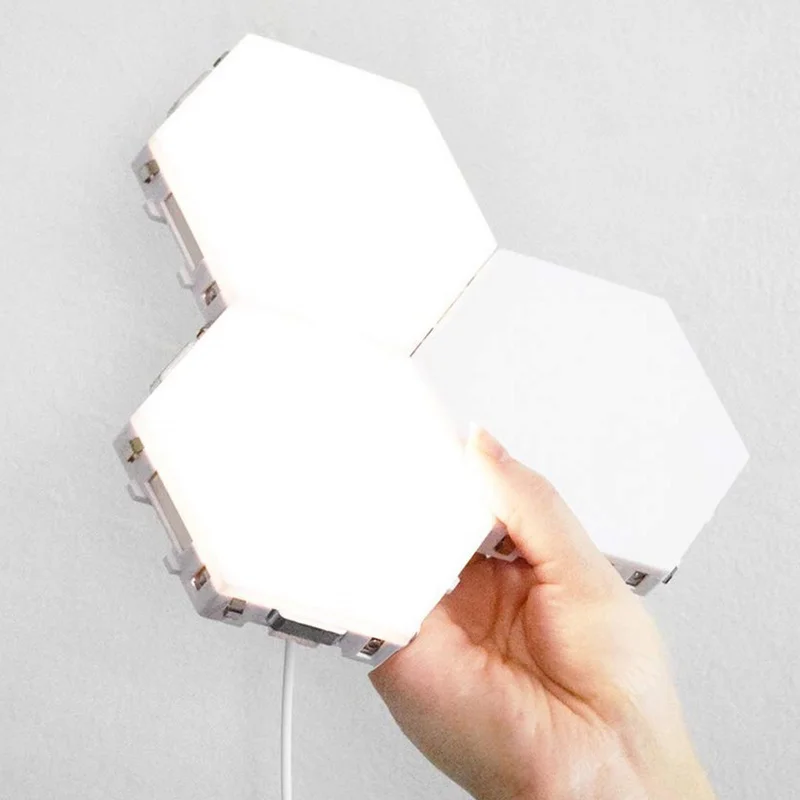 Новый DIY Квантовая лампа Led модульный сенсорный светильник ing шестиугольные лампы