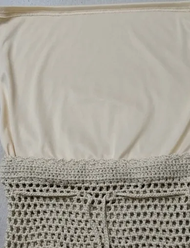 Новинка 2021 вязаная крючком накидка Прозрачная Сексуальная юбка для купальников