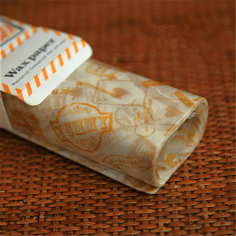 25 шт. ретро печать Восковая бумага антипригарная хлеб бургер фри сандвичи для