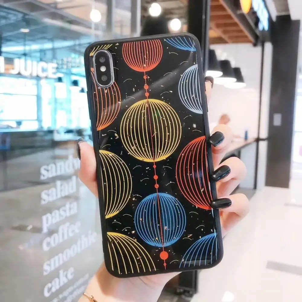 Чехол для Samsung Galaxy Note 9 блестящий чехол из золотой фольги в форме сердца телефона