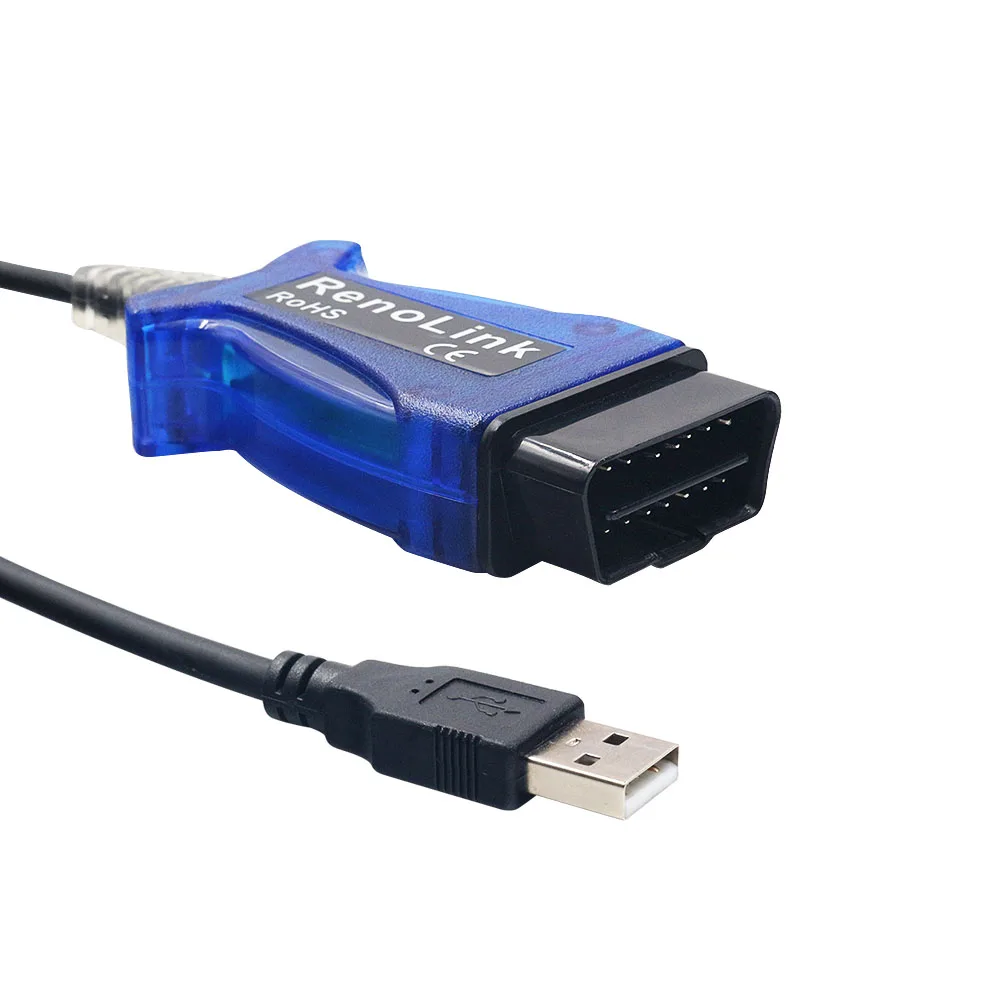 Диагностический кабель Renolink V1.87 OBD2 для Renault ECU программатор кодирование подушек