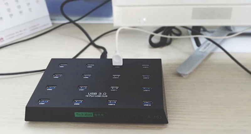 Промышленный USB3.0 16 порт может работать в то же время для быстрого копирования и тестирования U Disk test ing Tools