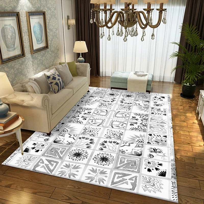 Nordic ethnic style carpet living room luxury bedroom bedside exquisite home decoration coffee table 80*160 | Дом и сад