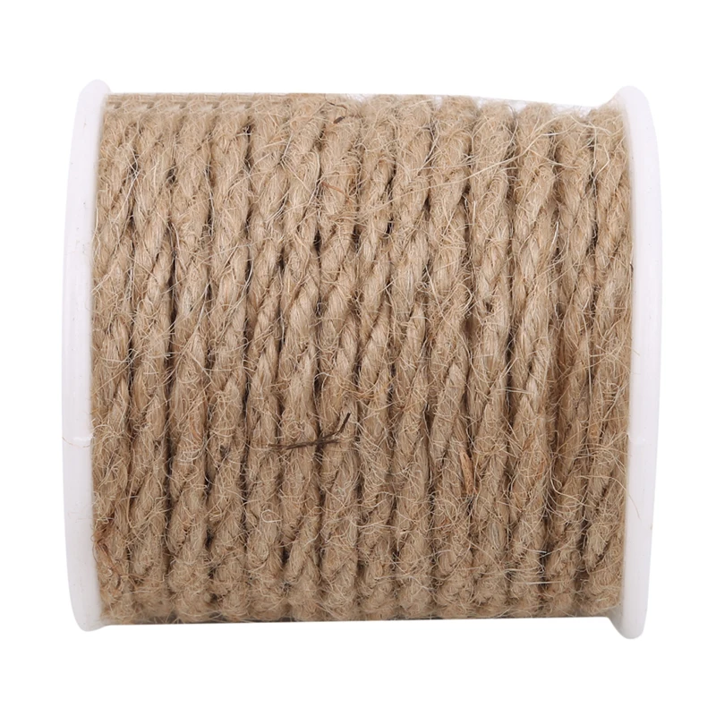 Нить DIY шнуры флористы Ремесло Декор поставки натуральный джутовый шпагат