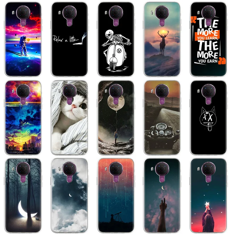 

Marble Soft Fundas For Nokia 5.4 Case Silicone Back Case Cover For Nokia 5.4 Phone Cases Nokia5.4 TA-1333 Coque 6.39 inch Capa