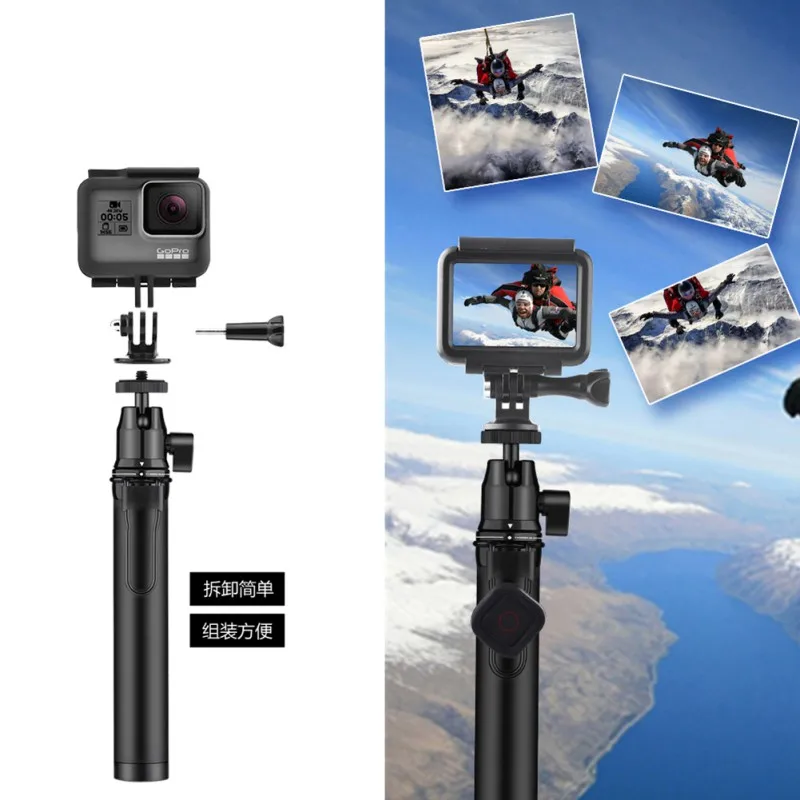 Новая селфи палка в комплекте раздвижная Регулируемая ручная камера держатель