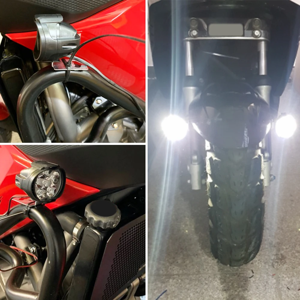 Фара светодиодная мотоциклетная белая для honda CBR 1000 RR 1000RR Cbr 600 yzf r3 MT07 mt 03 10 xmax| |