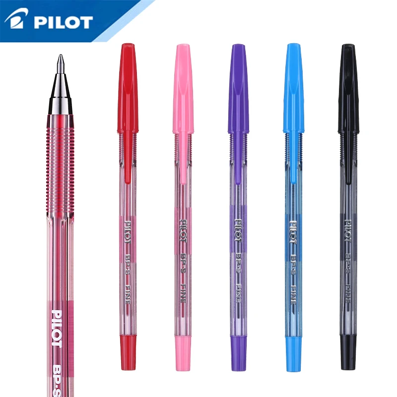 

6/12Pcs Pilot BP-S-F 0.7mm Gel Pen Fine Ball Point Black/Blue/Red/Green/Purple/Pink Color For Office & School
