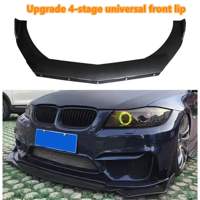 Новый Регулируемый универсальный автомобильный сплиттер для переднего бампера