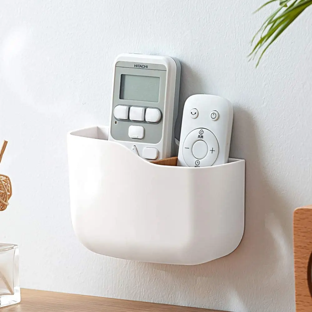 

Toothbrush Holders Remote Caddy Office Organizers Pen Marker Cup Media Phone Wall Charger Hanger Bathroom Wall Mount 1 Pack