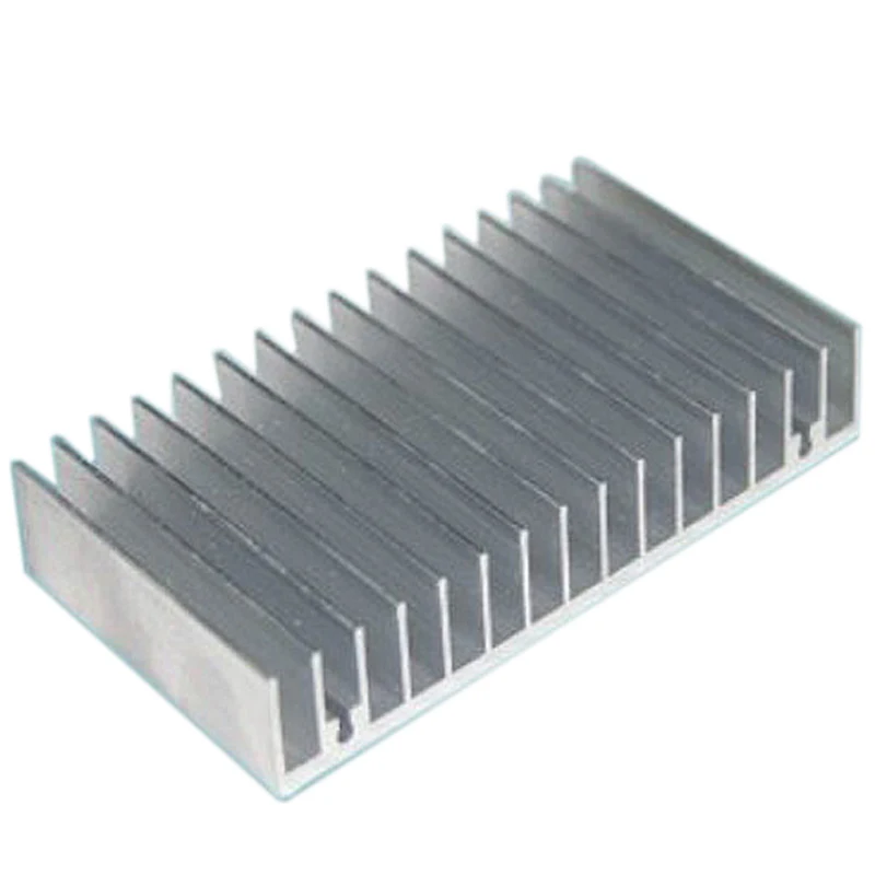 Мощный светодиодный алюминиевый профиль длинный плотно зубчатый радиатор лист