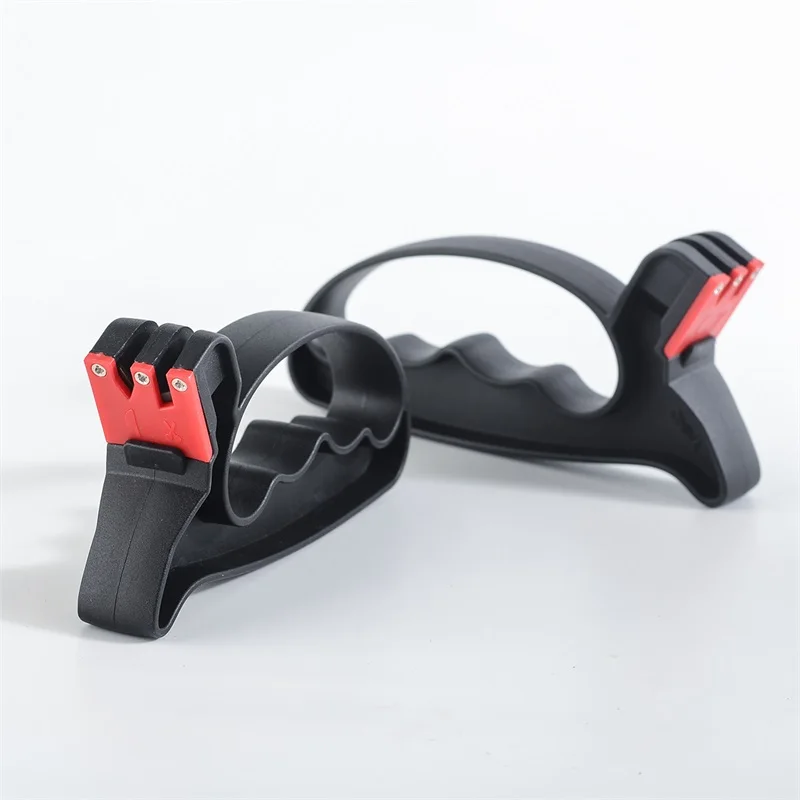 Профессиональная точилка для ножей 2 в 1 ручной камень заточки вольфрамовый