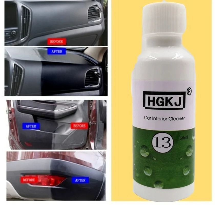 

20ml HGKJ 13 Car Leather Seat Interior Cleaner Car Wash Maintenance Automotive Supplies Plastic Parts Retreading Agent for Car