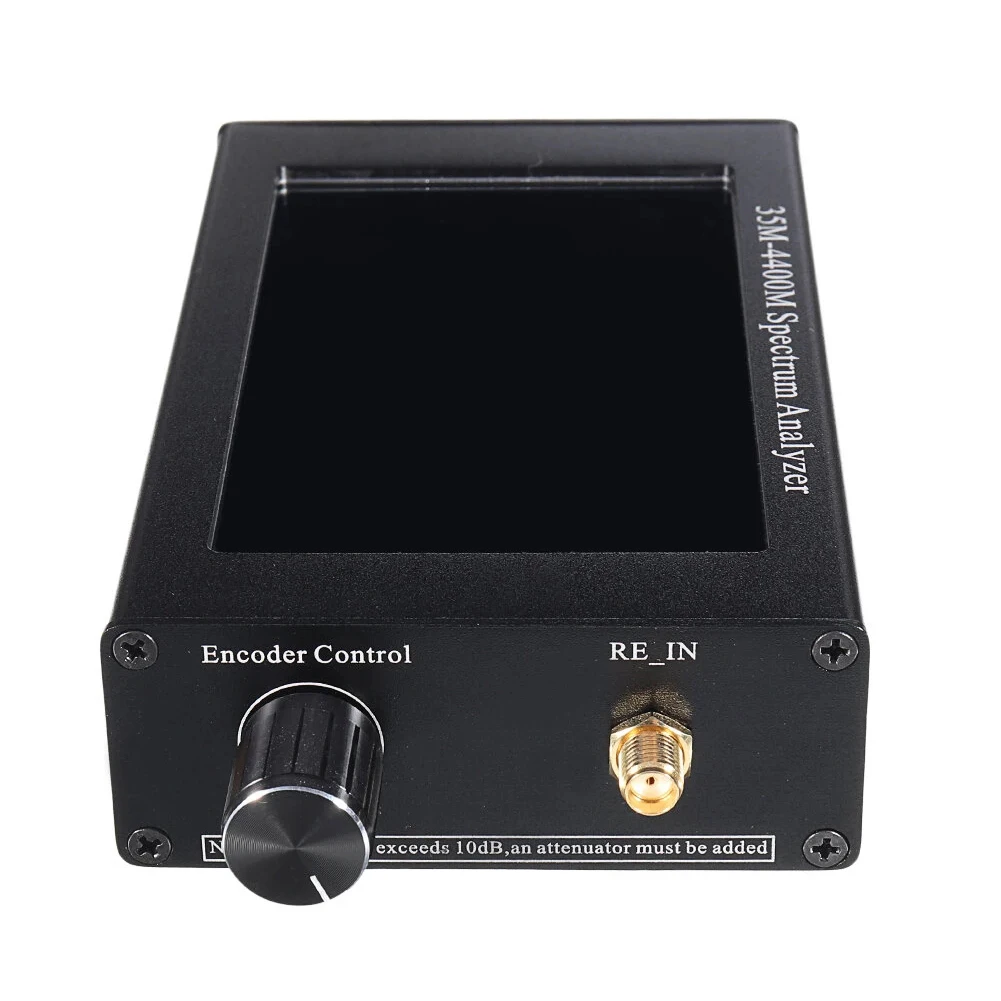 

Electronic Portable Interphone Signal Stable LCD Display Aluminum Alloy Handheld Analyzer 35M To 4400M RC Toy