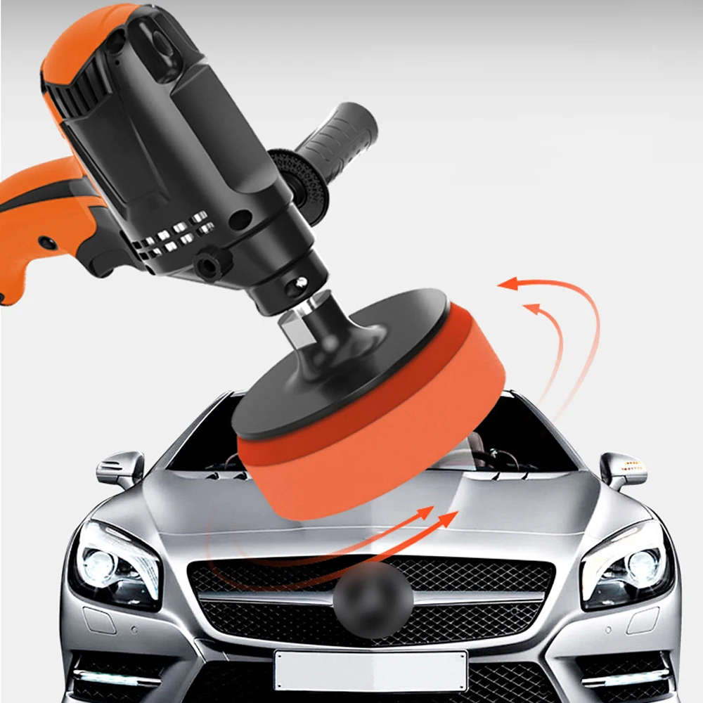 980W шесть передач Регулируемый Скорость автомобиль электрический полировщик и