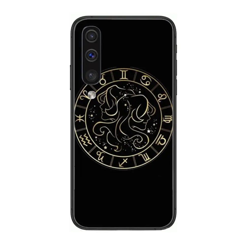 

Constellation Zodiac Signs Phone Case Hull For Samsung Galaxy A 3 5 6 7 8 9 E 2018 Plus 2017 E S Black Shell Art Cell Cover TP
