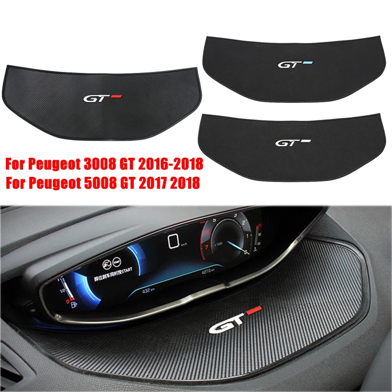 Для Peugeot 5008 GT 4008 3008 2016 2017 2018 Автомобильный дисплей панель накладка