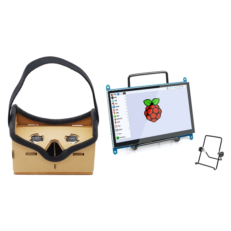 

Очки виртуальной реальности в картонном стиле Google Light Castle, 1 комплект, ЖК-дисплей, экран для прессования