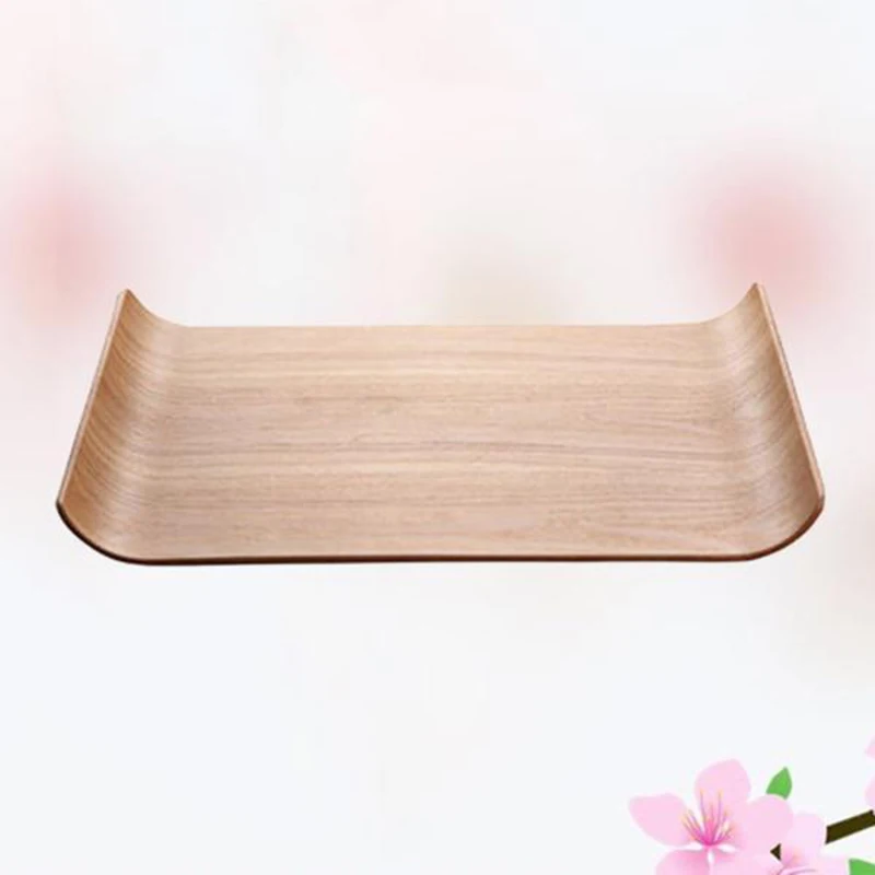 1 шт. квадратный креативный деревянный поднос для домашнего сервировки еды торта
