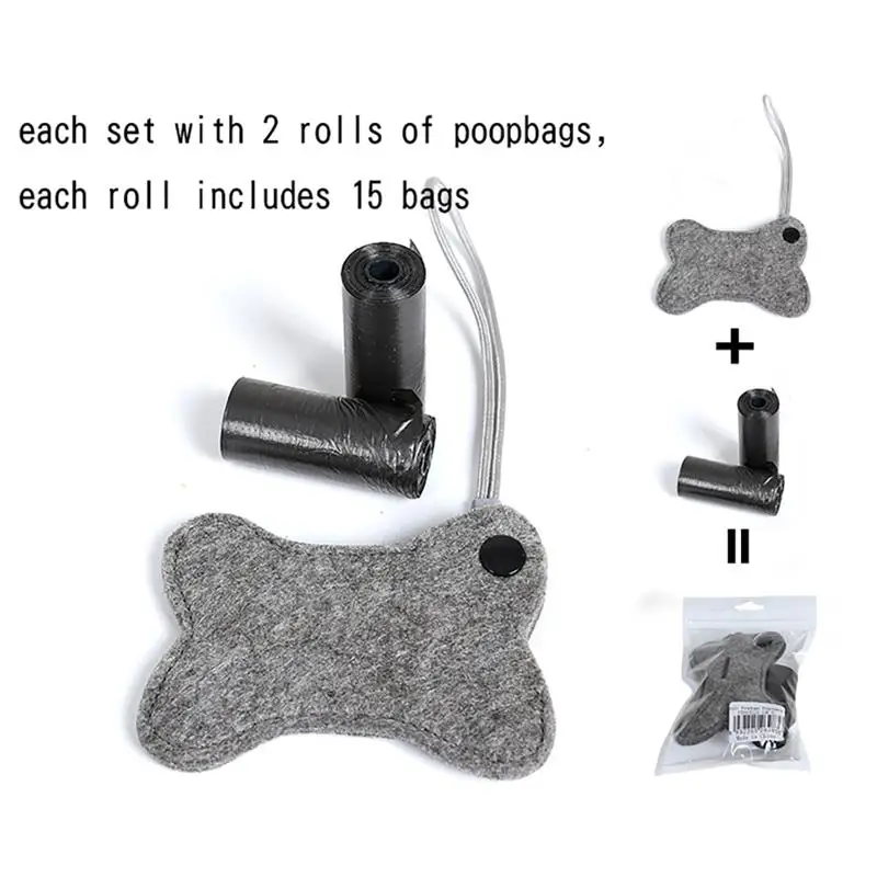 Набор фетровых сумок для уборки милый фигурный футляр комплект прочный фетровый