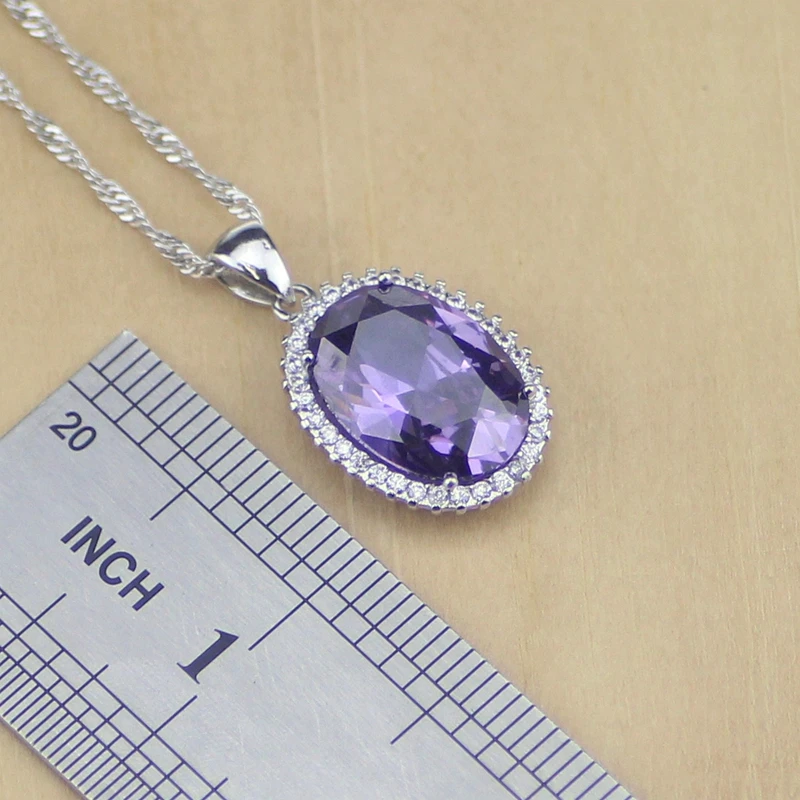 Комплект из колье и серёг серебра 925 пробы | Украшения аксессуары