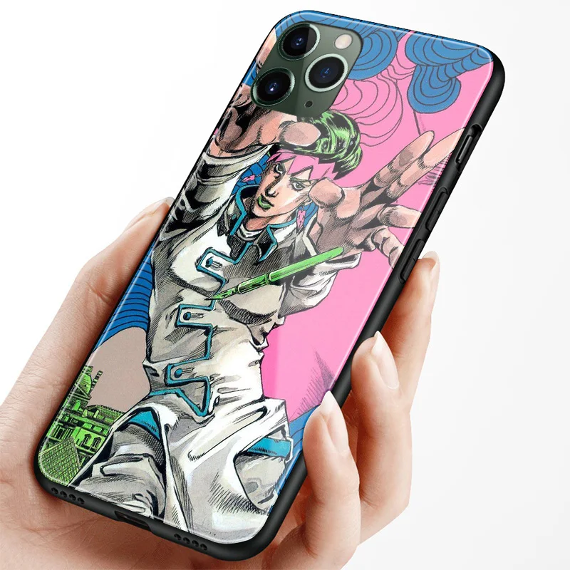 Мягкий силиконовый стеклянный чехол для телефона Rohan Kishibe JoJo's Surprise iPhone SE 6s 7 8 Plus X