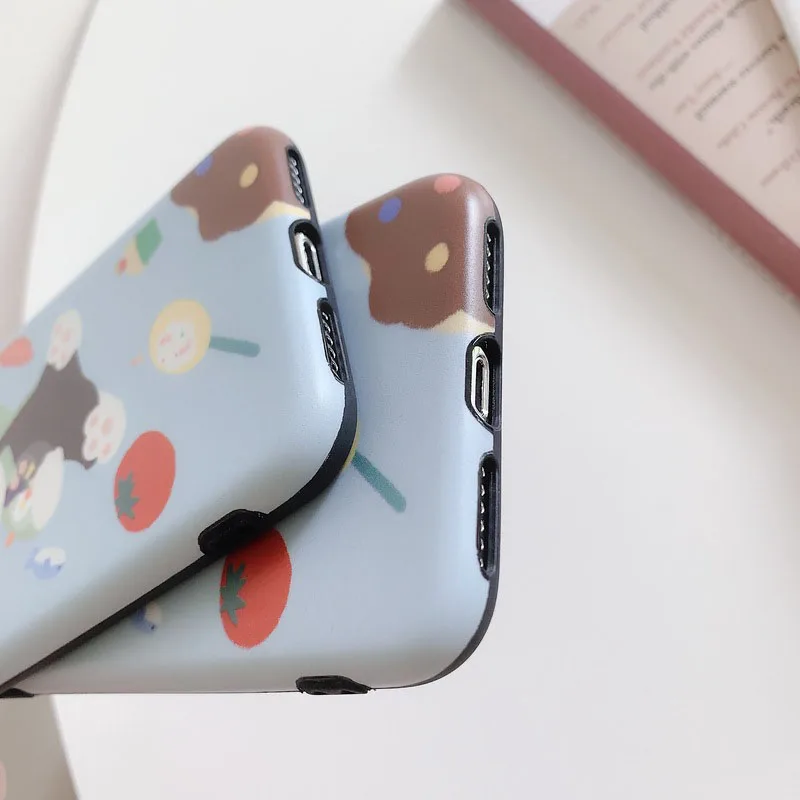 Милый чехол для телефона с мультяшным кроликом iPhone 6 6s 7 8 Plus X Xs XR Max мягкий из ТПУ |