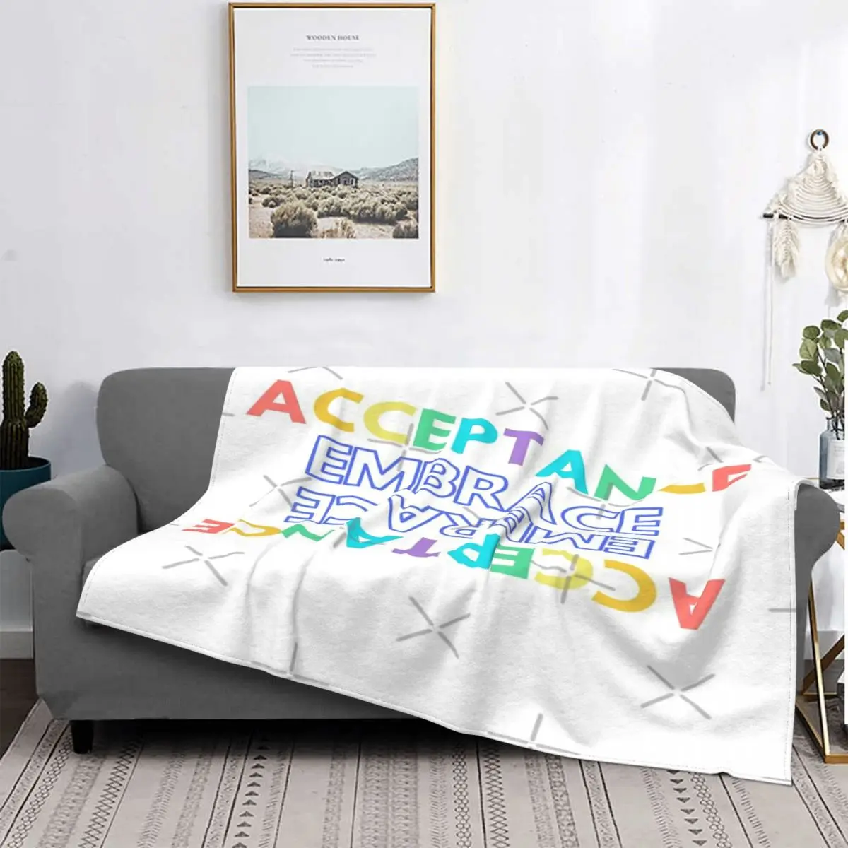 

Подставка для белья с надписью «La aceptacion»