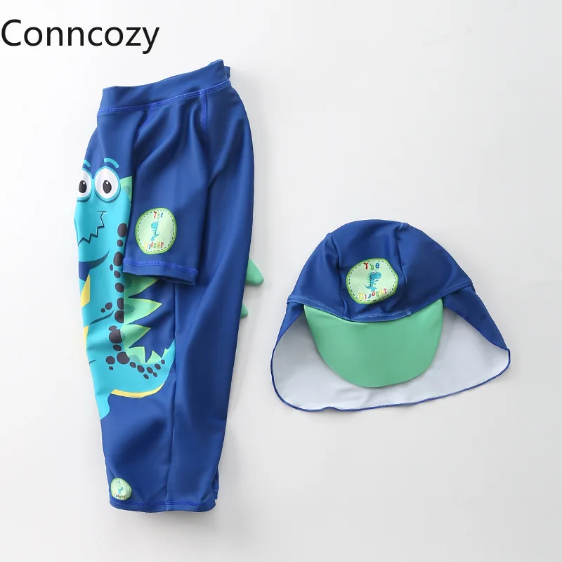 

Children's Swimsuit Boys 2021 Dinosaur UV Baby Bathing Suit Boy Kids One Piece Swimming Suit Toddler Boy Swimwear Bath Clothes