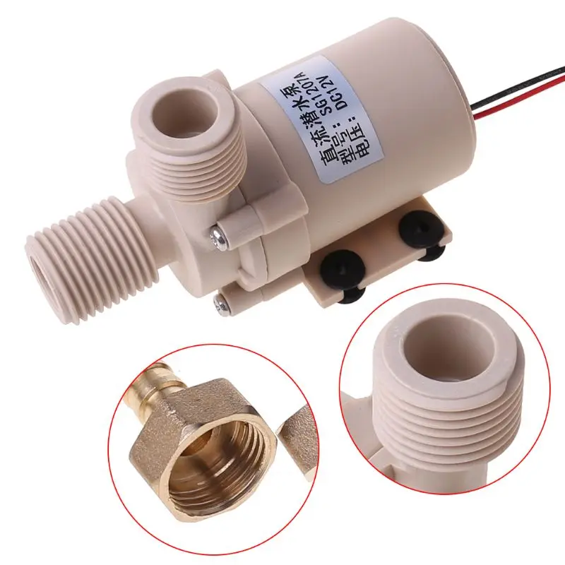 Водяной насос на солнечной батарее 12 В DC горячей воды 300 мм циркуляционный помпа