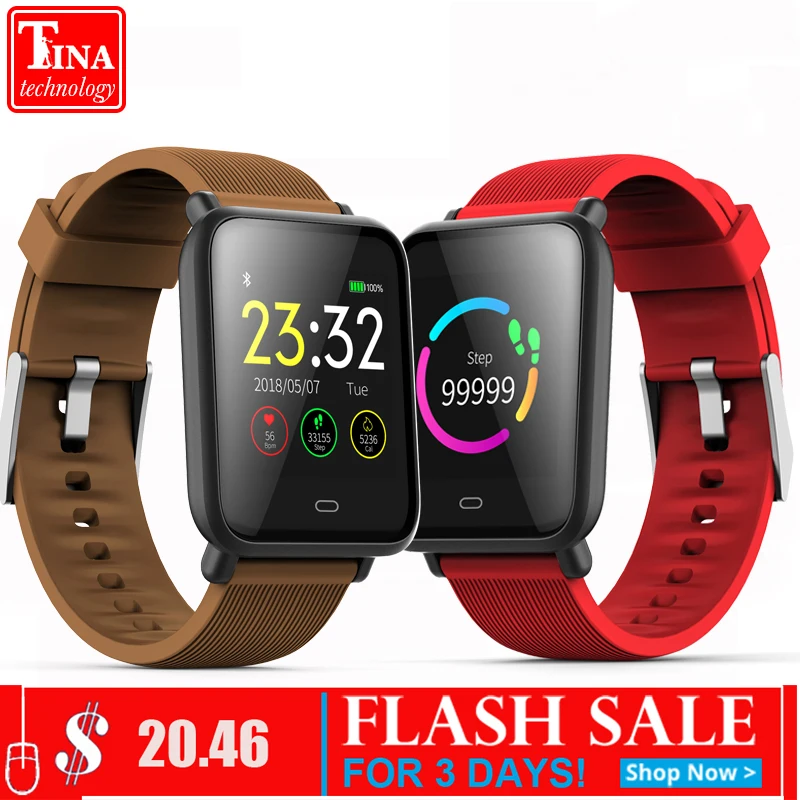 Q9 смарт браслет давление Водонепроницаемый Фитнес трекер частота сердечных