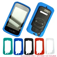 silicone soft protective case screen protector film cover for bryton rider 750 r750 cycling bicycle bike computer skin accessory
