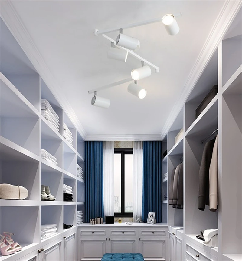 Современная светодиодная потолочная лампа регулируемый угол освещения точечные