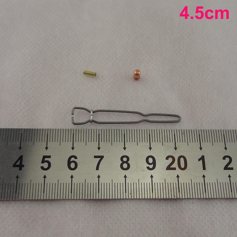 4.5cm wire hairpins 100 шт. необработанные Металлические Проволочные заколки-лягушки, шпильки для волос для самостоятельной сборки, заколки для волос, подходящие для припоя и повторной пластины - Цвет: 4.5cm wire hairpins